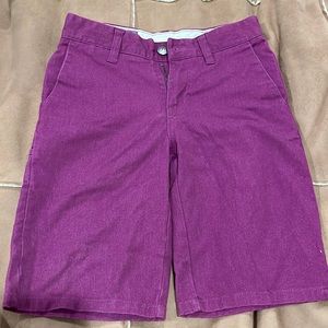 EUC almost new Volcom boys shorts. Magenta color